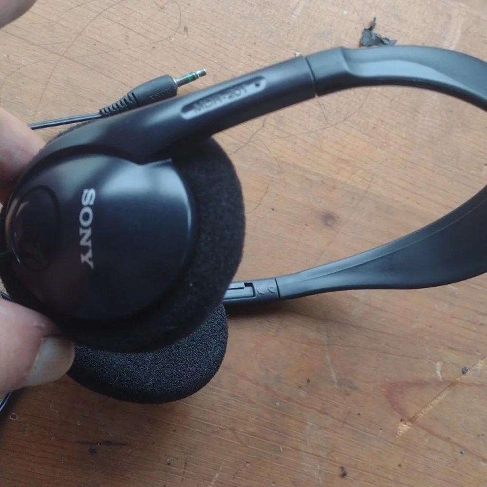 Sony Black MDR201 Over-Ear Wired Headphones